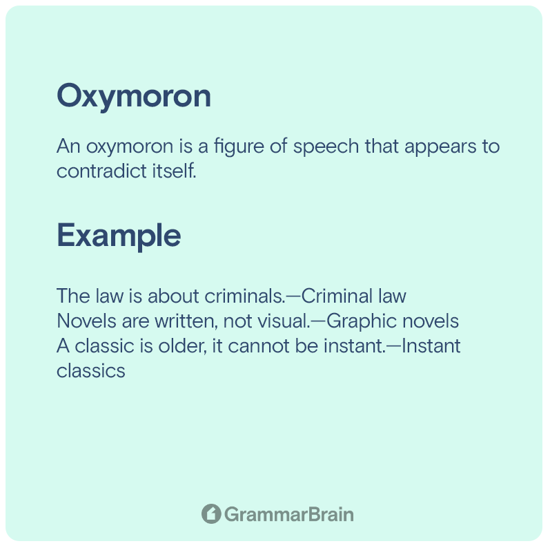 Understanding an Oxymoron (Definition, Examples, Paradox ...