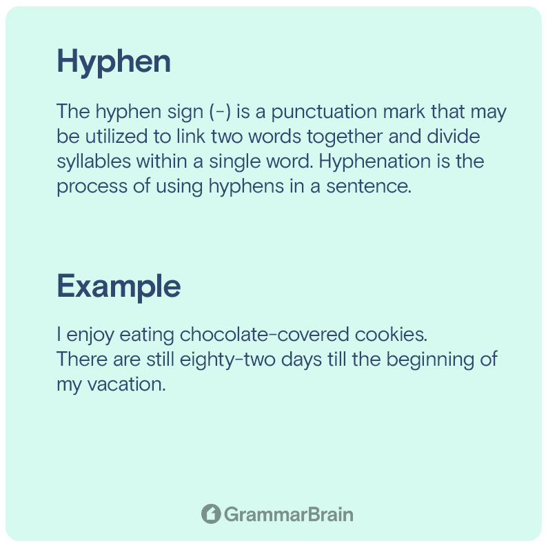 The Hyphen - What the Symbol Is and When to Use It (Examples ...