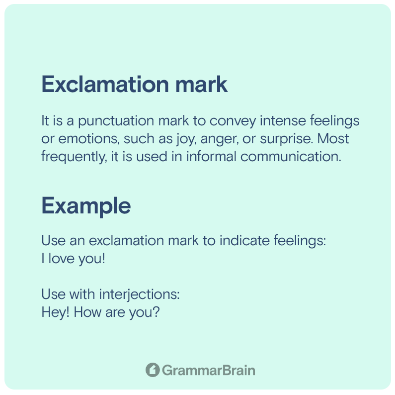 Understanding The Exclamation Mark Definition Rules Examples 