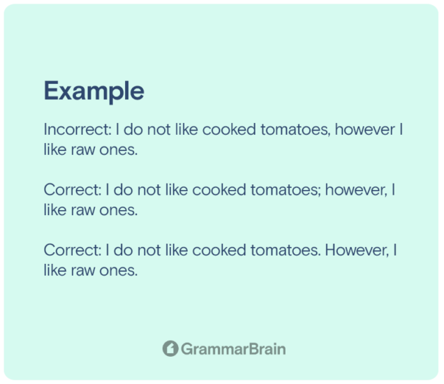 Understanding A Comma Splice Examples And How To Fix Them Grammarbrain 