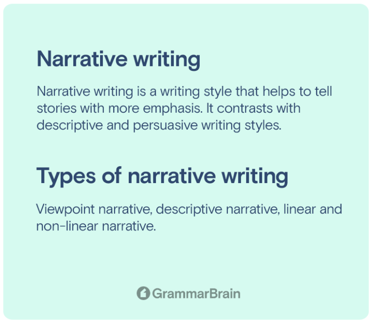 Understanding Narrative Writing (Examples, Prompts, and More ...