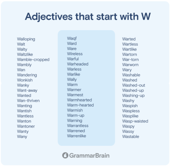 big-list-of-adjectives-that-start-with-w-positive-negative