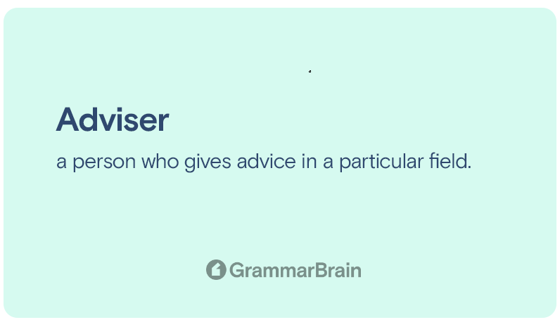 Adviser definition