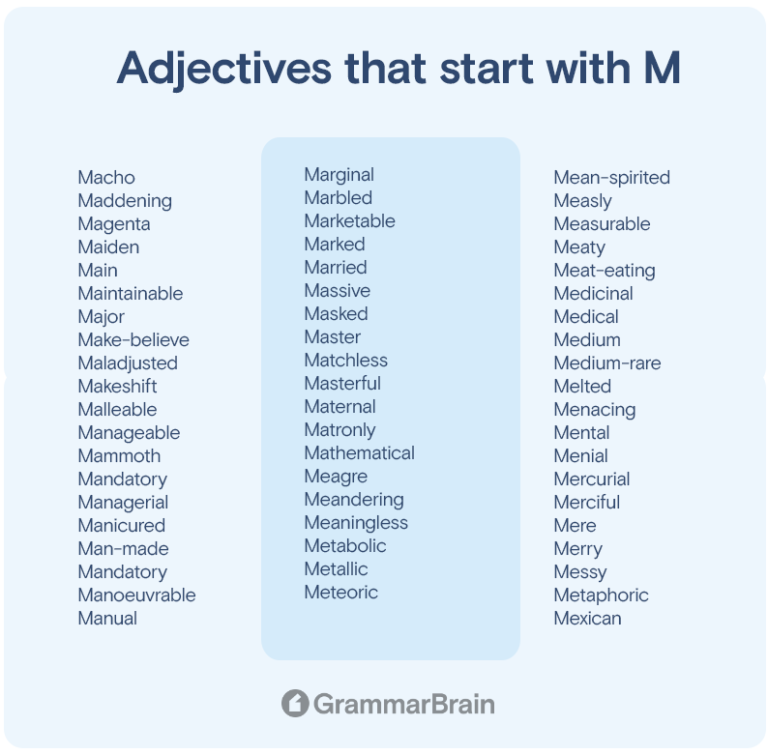 big-list-of-adjectives-that-start-with-m-positive-negative