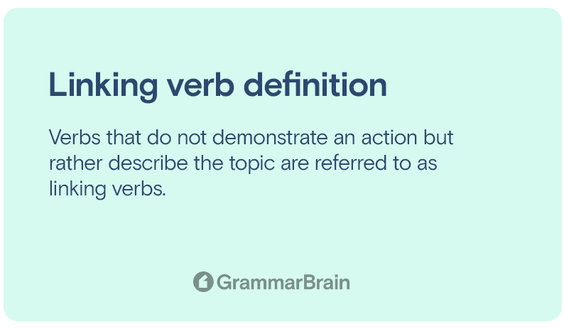 Linking verb definition