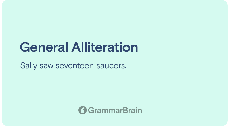 General alliteration