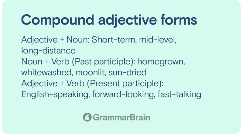 Compound adjectives