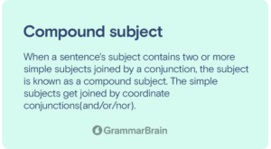 What is a Compound Subject? (Definition, Examples, How to Use/Fix ...