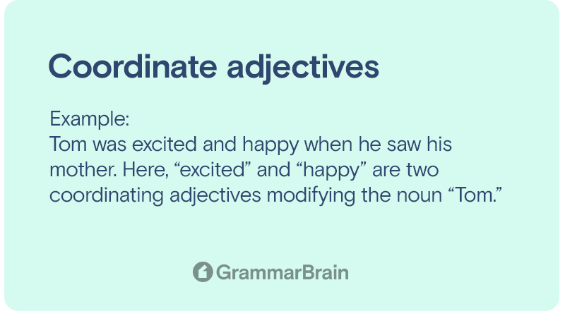 Understanding Coordinate Adjectives Definition Examples Grammar 