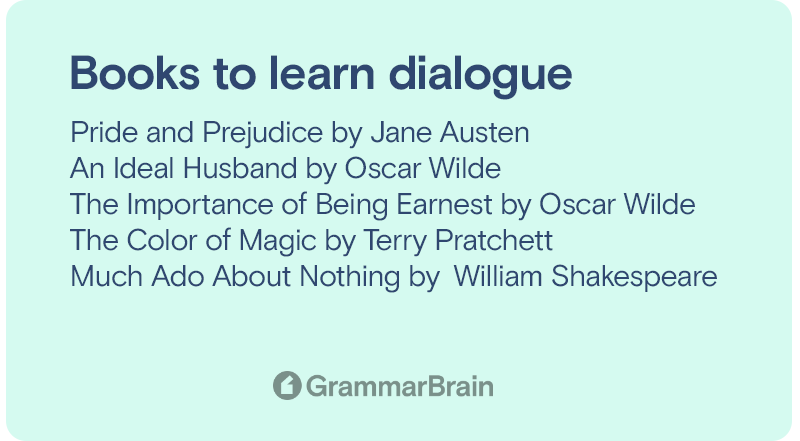 Books to learn dialogue