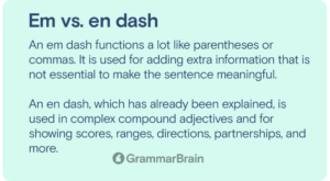 Dashes (Types, How to Use Them, When to Use Them, Grammar Rules ...