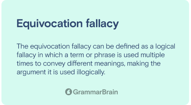 what-is-equivocation-fallacy-definition-examples-structure