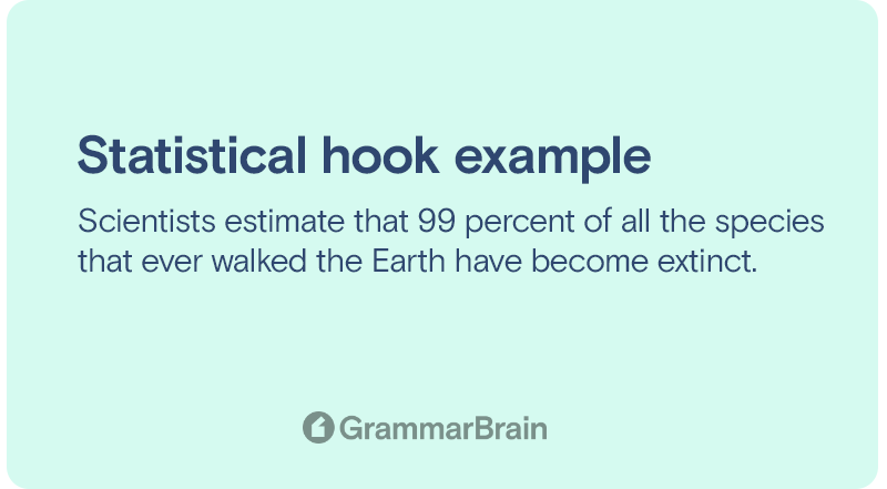Statistical hook example