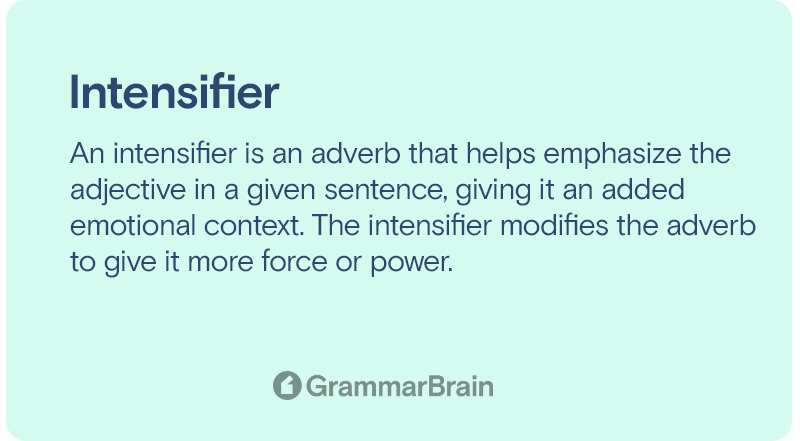 Understanding an Intensifier (Definition, Examples, Grammar Rules ...