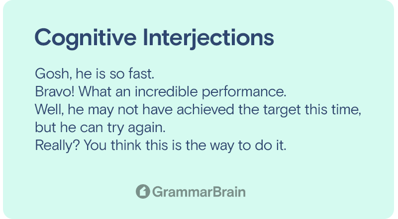 Cognitive interjection