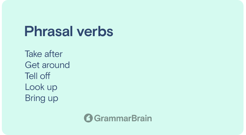 Phrasal verbs