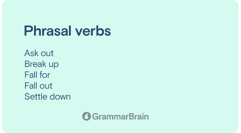 Phrasal verbs