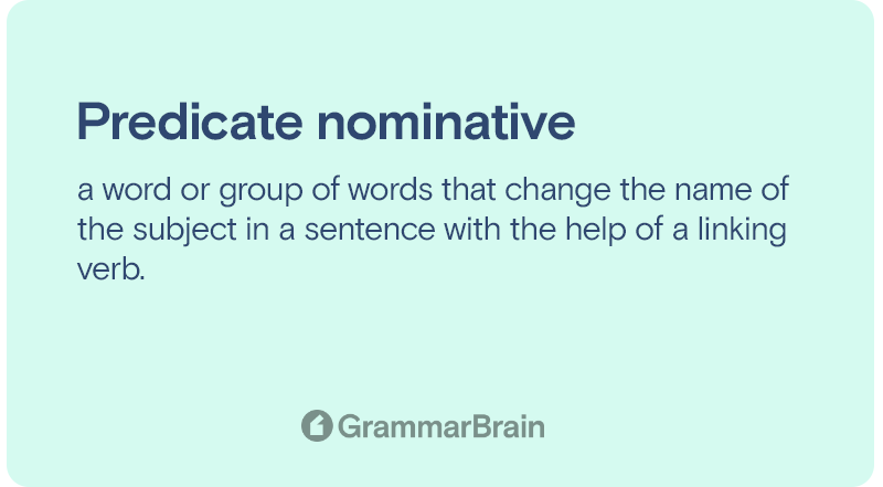 Understanding A Predicate Nominative Definition Examples How To Use 