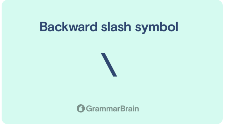 The Slash Symbol (Forward, Backward, Meaning, Examples, Uses ...