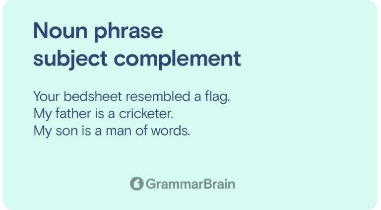 What Is A Subject Complement Definition Examples Grammar Rules GrammarBrain