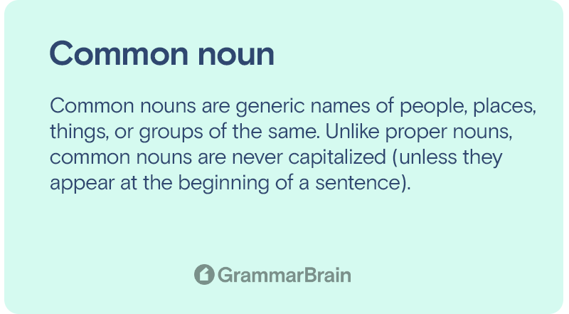 Common noun