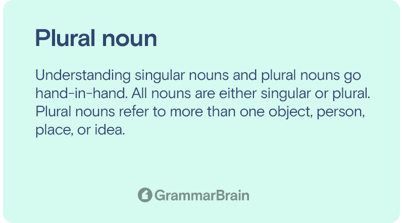 Plural noun