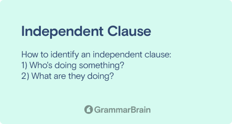 What is an Independent Clause? (Definition, Examples, Compared to ...