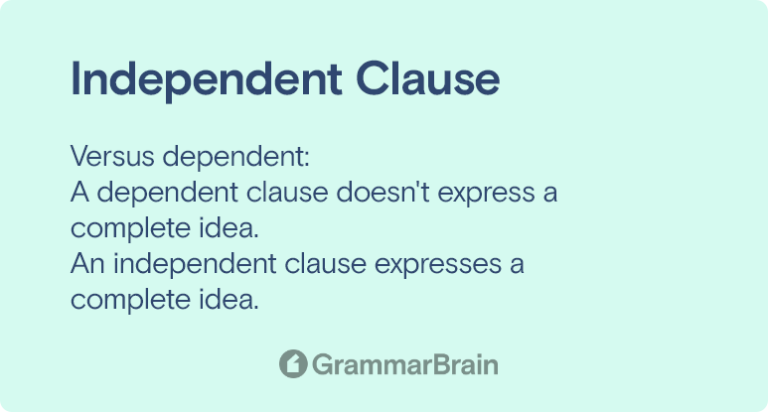 What is an Independent Clause? (Definition, Examples, Compared to ...